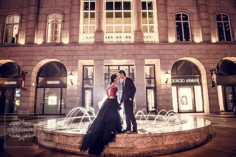 婚紗攝影台北婚紗街景拍攝推薦景點|台北BELLAVITA寶麗廣塲(貴婦百貨)-台北BELLAVITA寶麗廣塲(貴婦百貨),視覺流感婚紗攝影