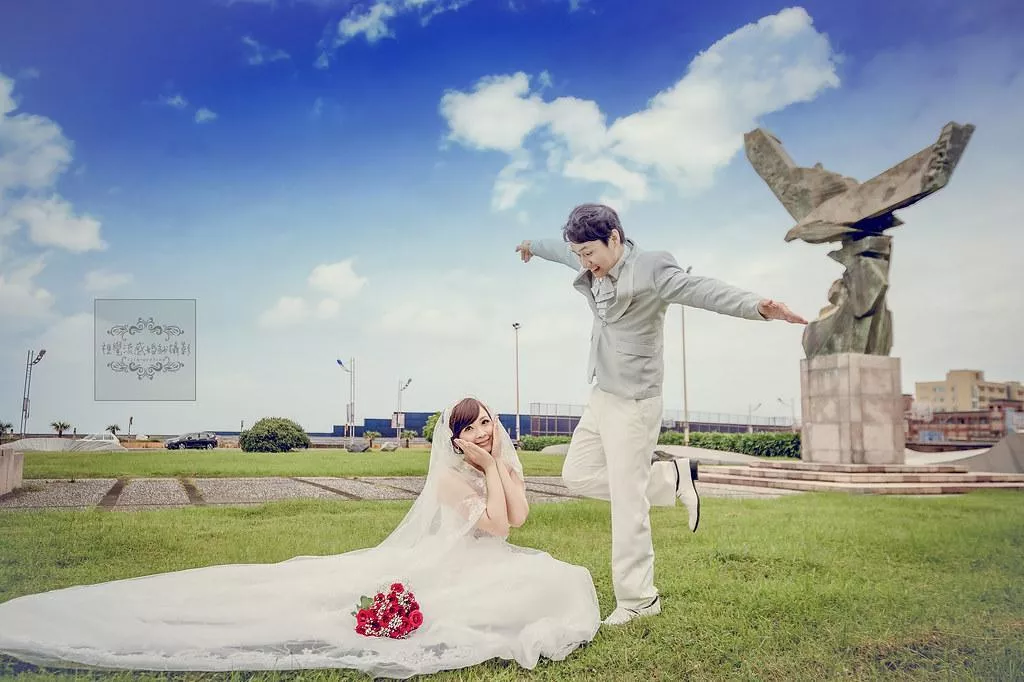 視覺流感婚紗攝影工作室唯一推薦-婚紗攝影基隆婚紗景點|基隆海洋大學|校園小清新