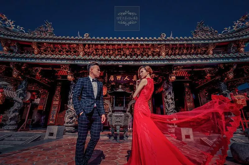視覺流感婚紗攝影工作室唯一推薦-婚紗攝影台北婚紗景點大龍峒保安宮攝影二級古蹟(禁止婚攝)