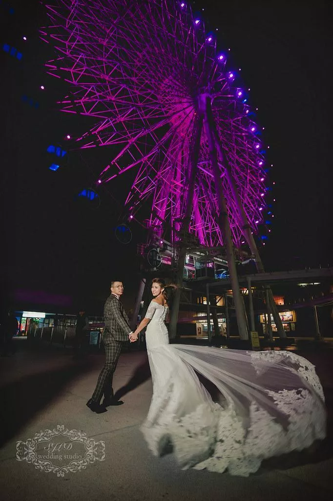 台中婚紗|三井MITSUIOUTLETPARK台中港|海景摩天輪-台中婚紗|三井MITSUIOUTLETPARK台中港|海景摩天輪