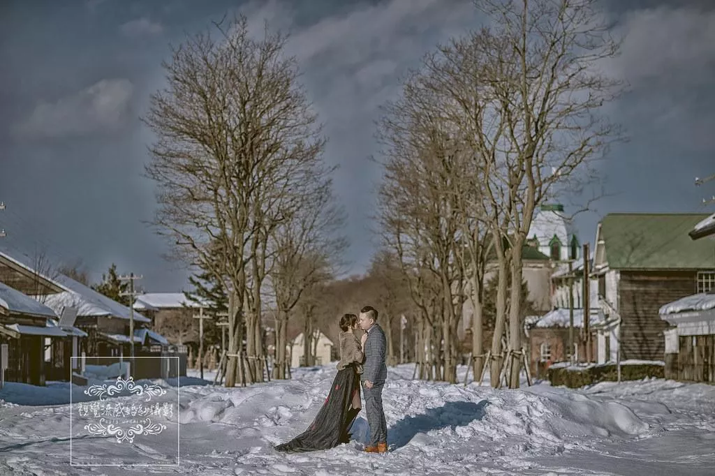 視覺流感海外婚紗攝影推薦,日本北海道拍婚紗,開拓之村雪國雪地雪景旅拍-海外婚紗攝影|日本北海道|開拓之村雪國雪地雪景