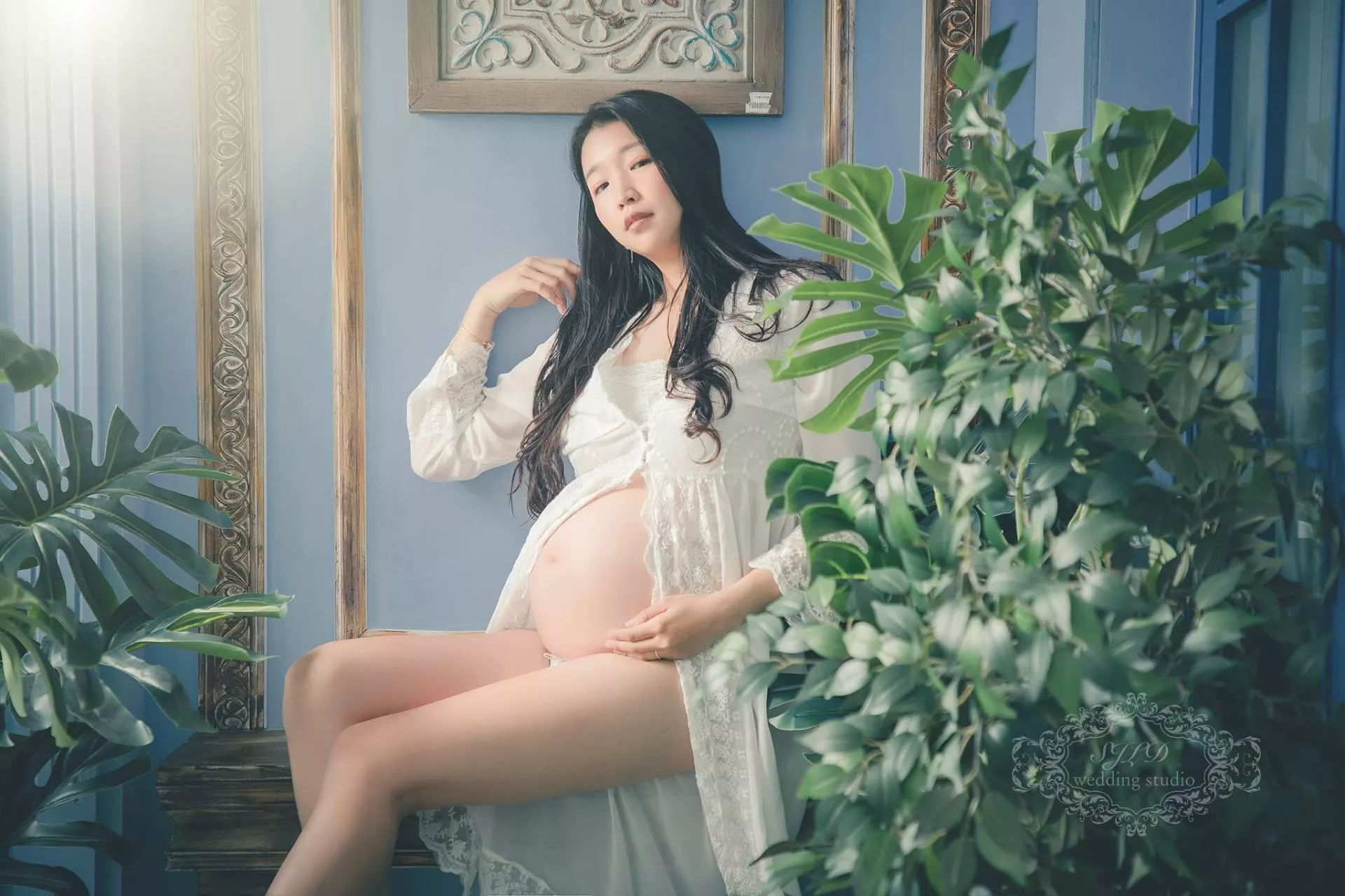 視覺流感婚紗攝影-親子寫真-孕婦照(23)-孕婦藝術照親子寫真|巷子內攝影棚新北景點