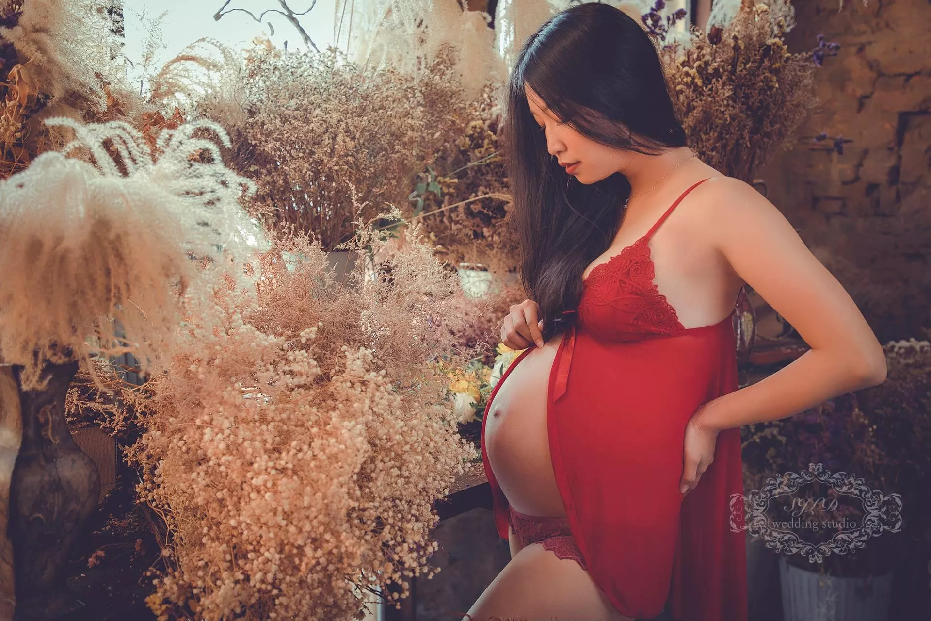 視覺流感婚紗攝影-親子寫真-孕婦照(68)-孕婦藝術照親子寫真|巷子內攝影棚新北景點