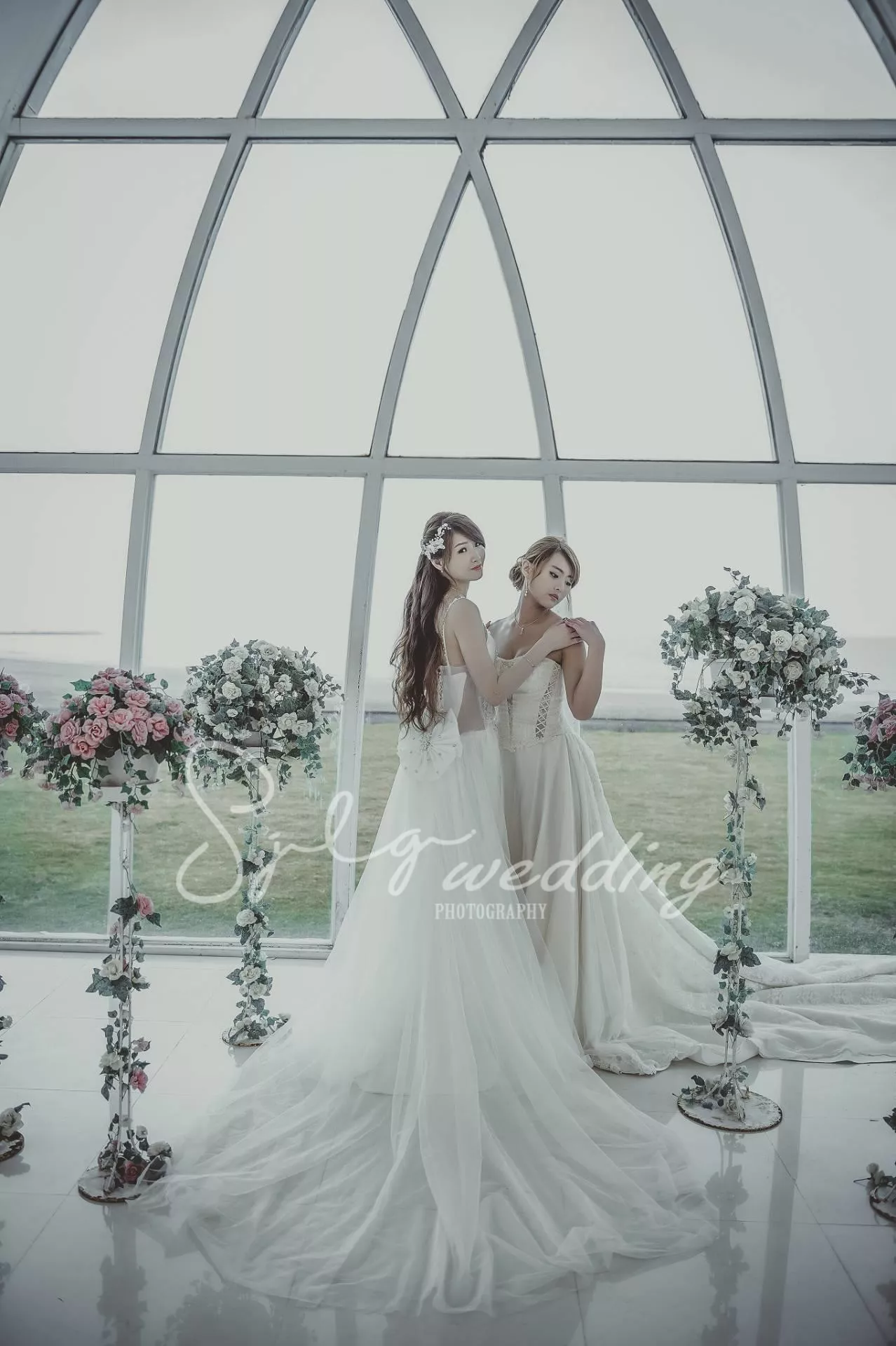 推薦中和視覺流感婚紗,閨蜜寫真婚紗,姊妹照-巷子內攝影棚|閨蜜照婚紗寫真|清新自然幸福