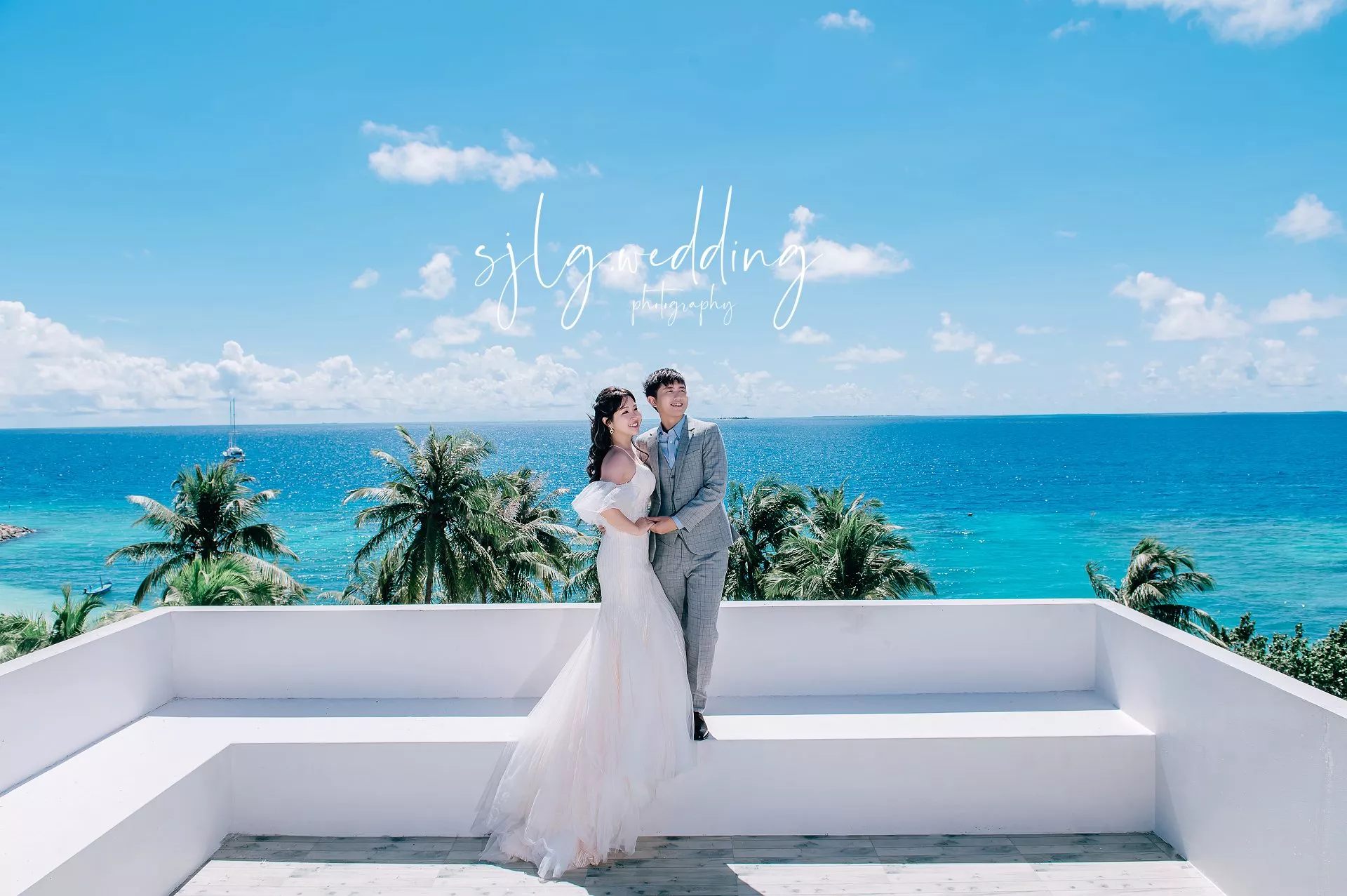 視覺流感婚紗攝影工作室唯一推薦-馬爾地夫海外婚紗攝影|LeaSpaHotel居民島